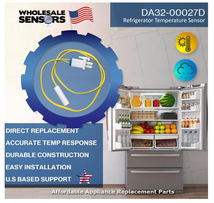 Samsung DA32-00027D Refrigerator Temperature Sensor Replacement