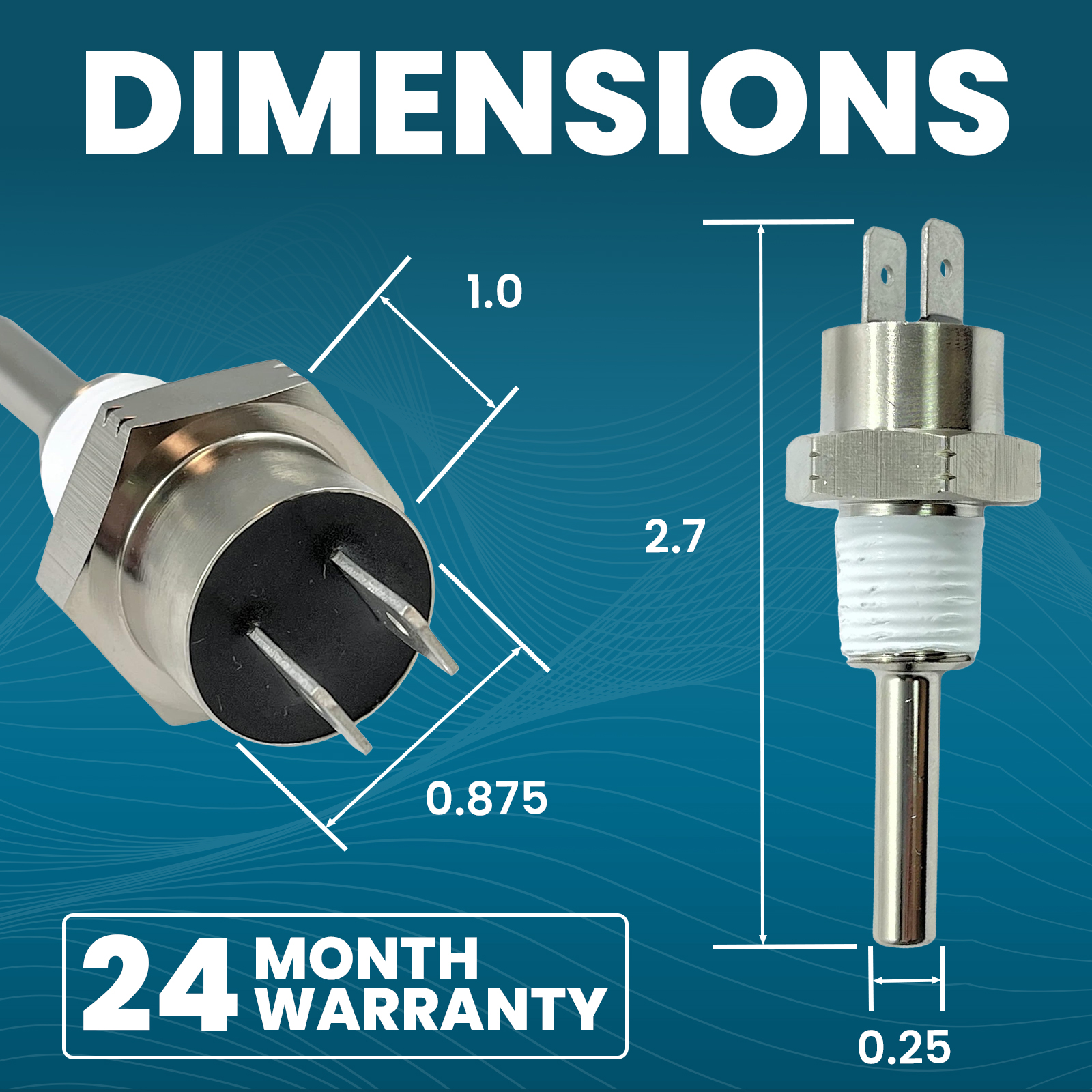 Pentair 42001-0053S Replacement Thermistor Temperature Sensor
