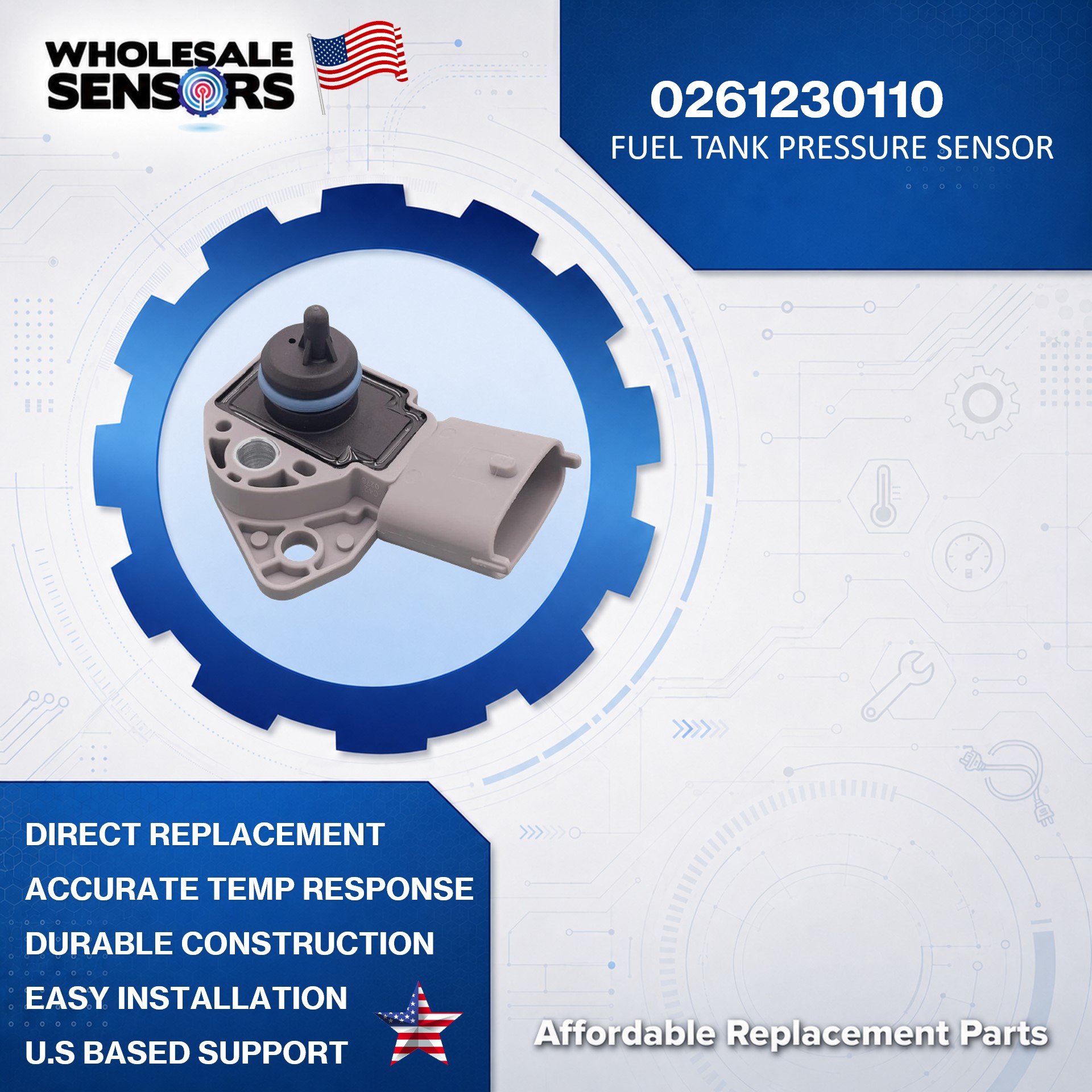 Bosch 0261230110 Fuel Pressure Sensor Replacement