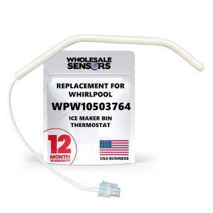 Replacement for Whirlpool W10503764 WPW10503764 Ice Maker Bin Thermostat Reliable Premium Performance | 12 Month Warranty