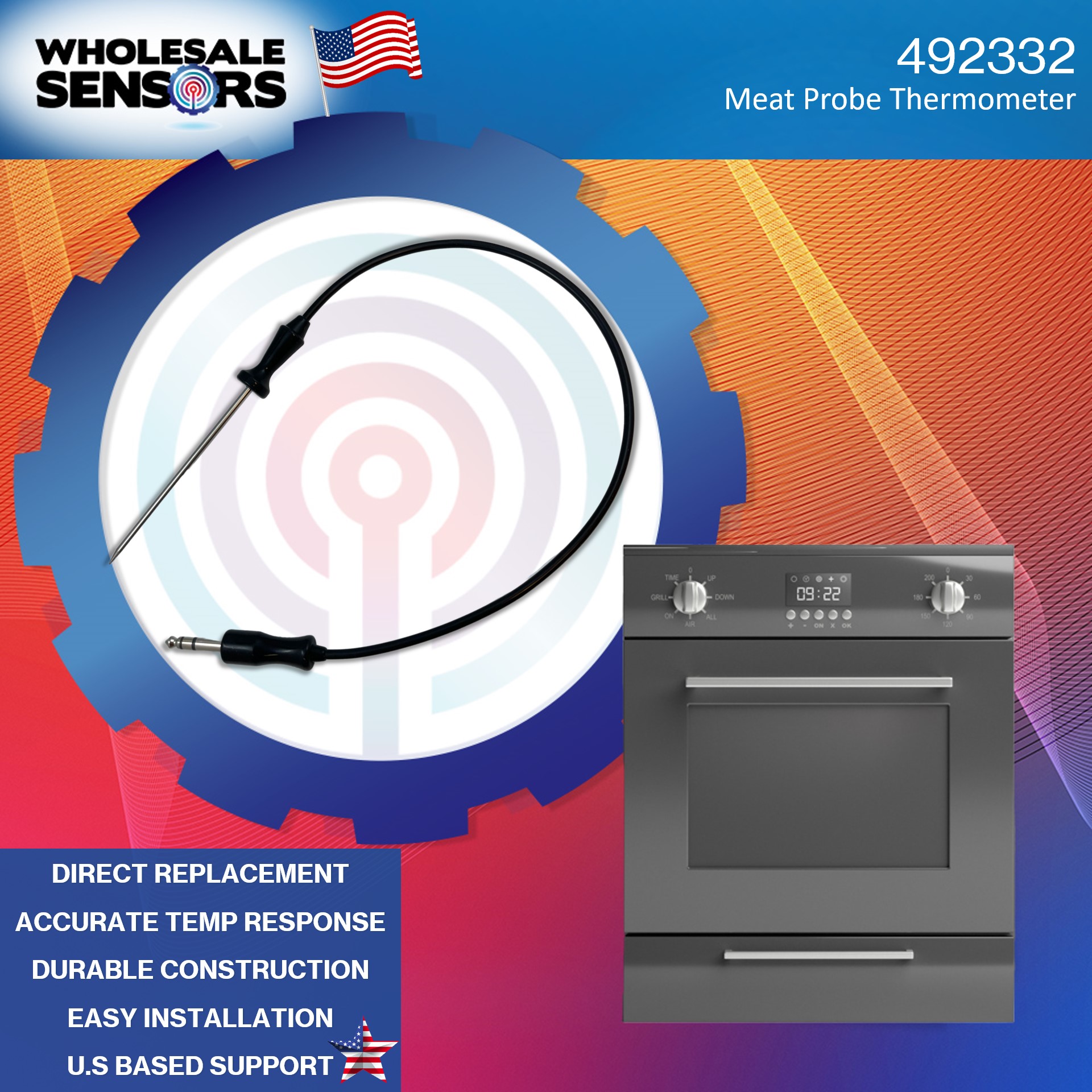 Bosch 492332 Meat Probe Thermometer Replacement