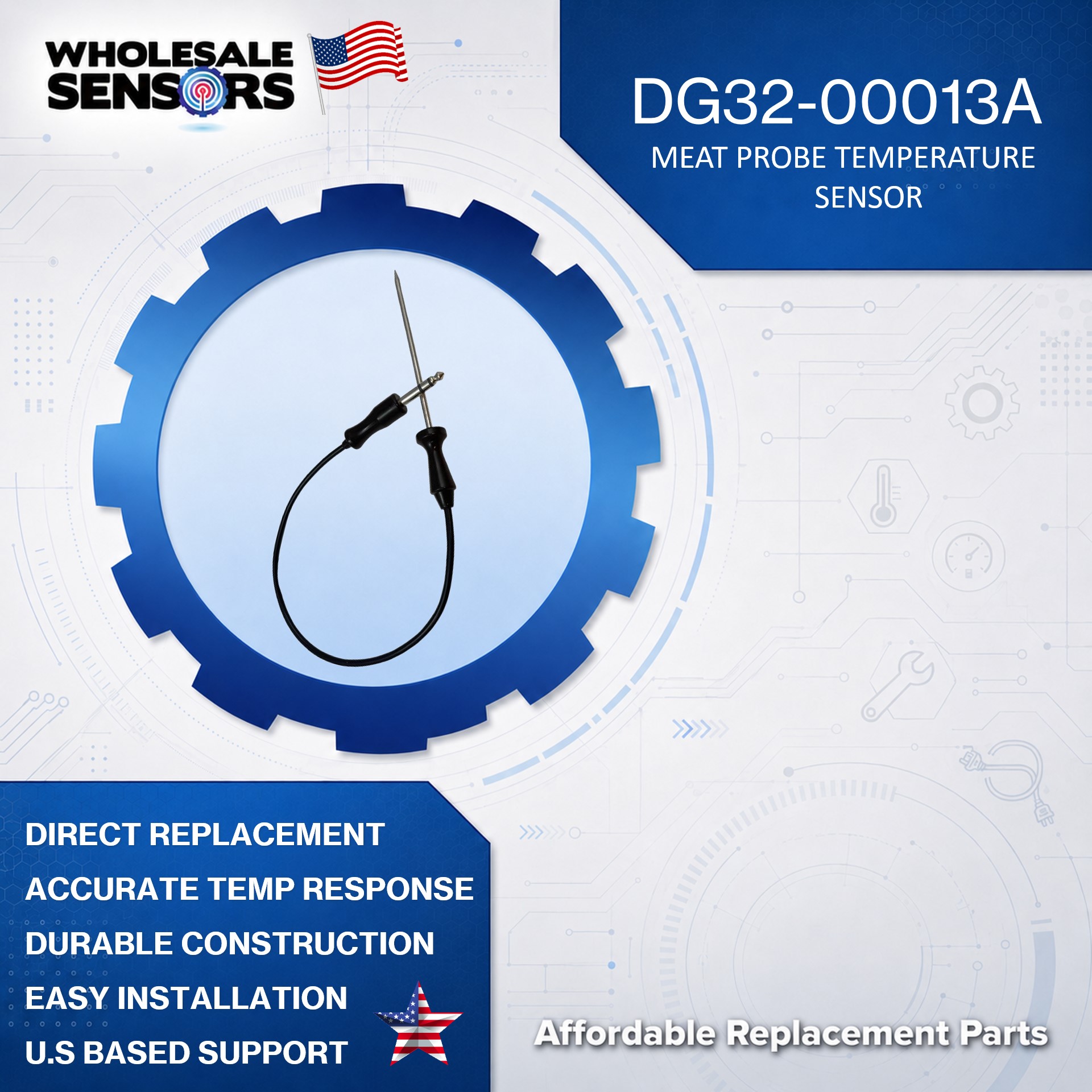 Samsung DG32-00013A Meat Probe Temperature Sensor