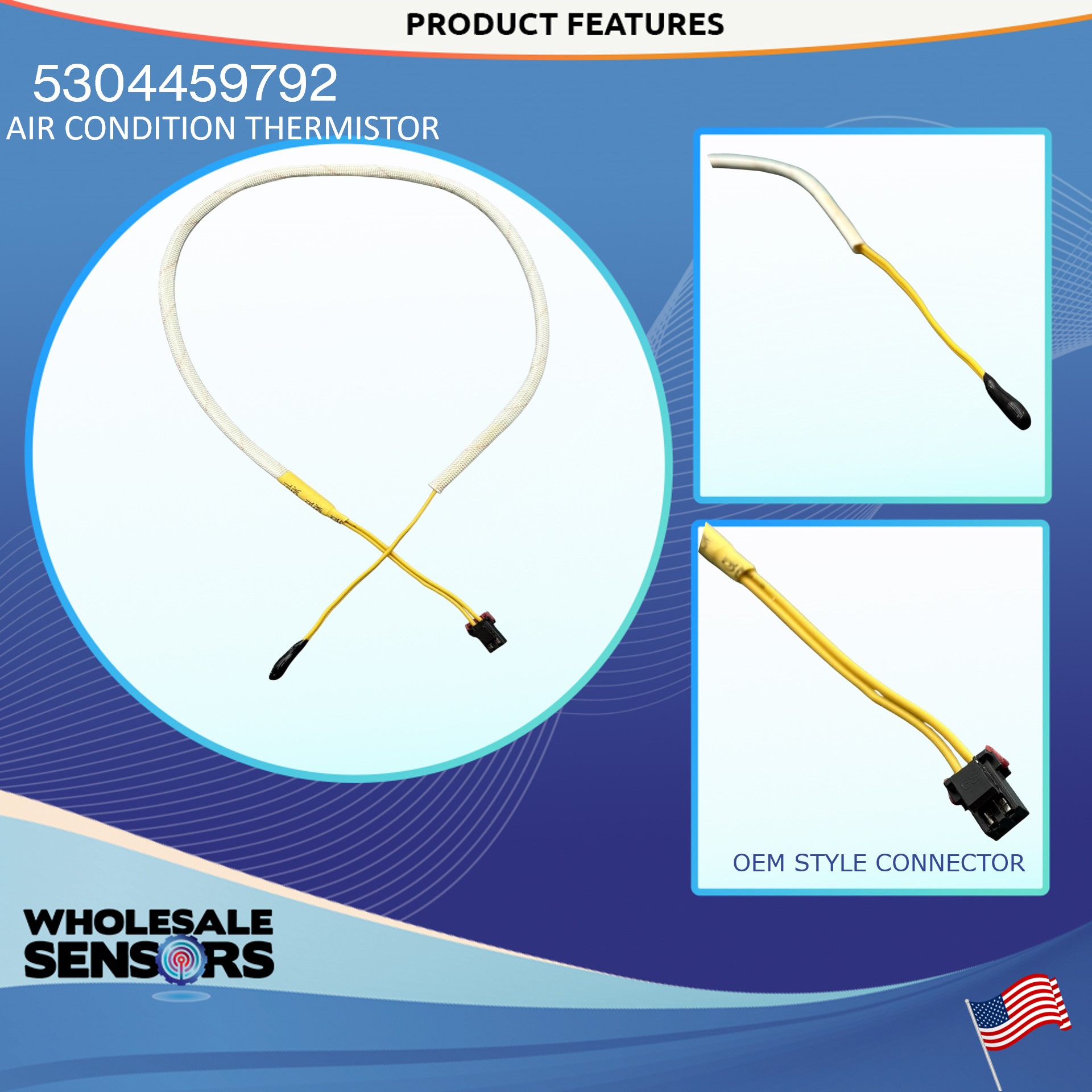 Frigidaire 5304459792 Air Conditioner Thermistor Replacement