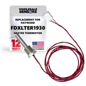 Reliable FDXLTER1930 Thermistor Replacement for Hayward H-Series Pool Heaters | Made in USA with 12 Month Warranty