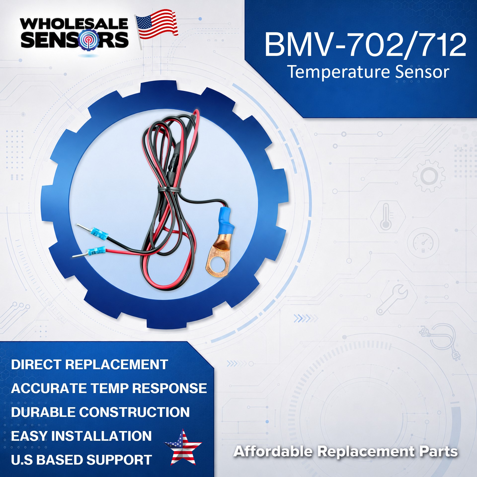 Victron BMV-702/712 Temperature Sensor Replacement for Battery Monitor