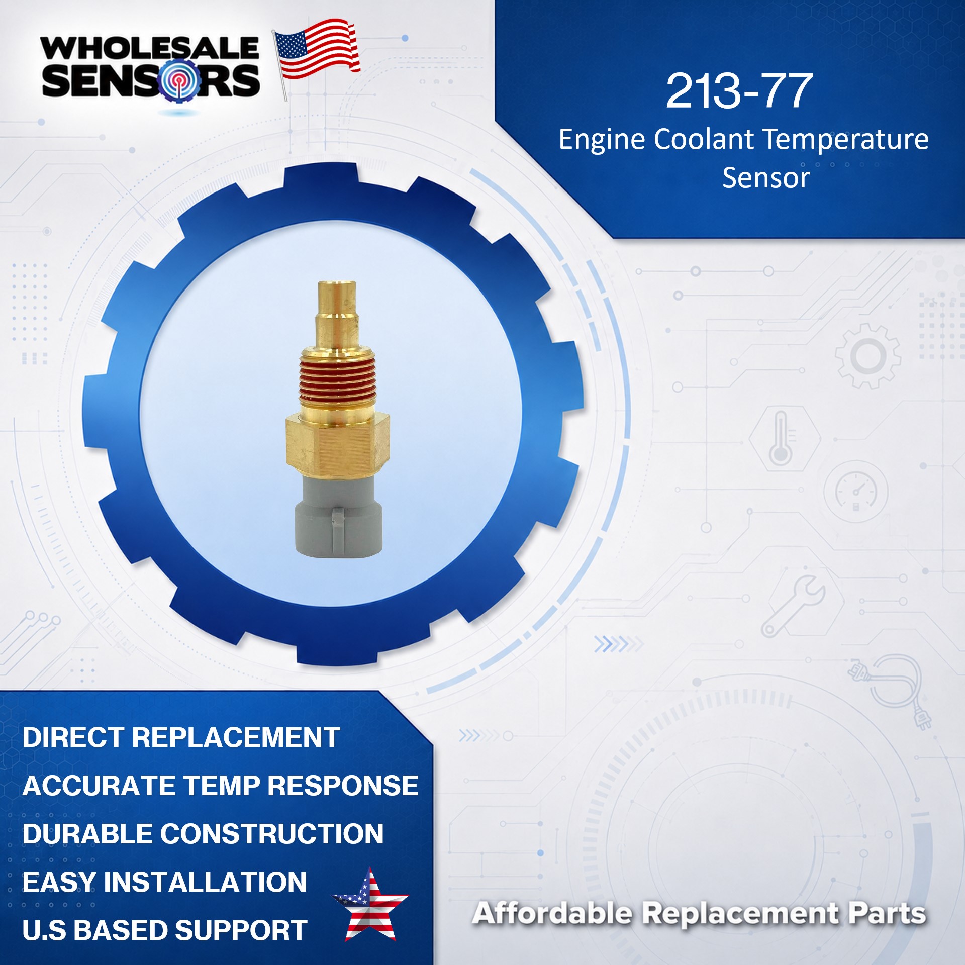 GM 213-77 Engine Coolant Temperature Sensor Replacement