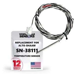 Reliable Alto-Shaam SN-38111 Temperature Sensor Replacement | 1000 Ohm RTD Probe with 110" Wire | 12 Month Warranty