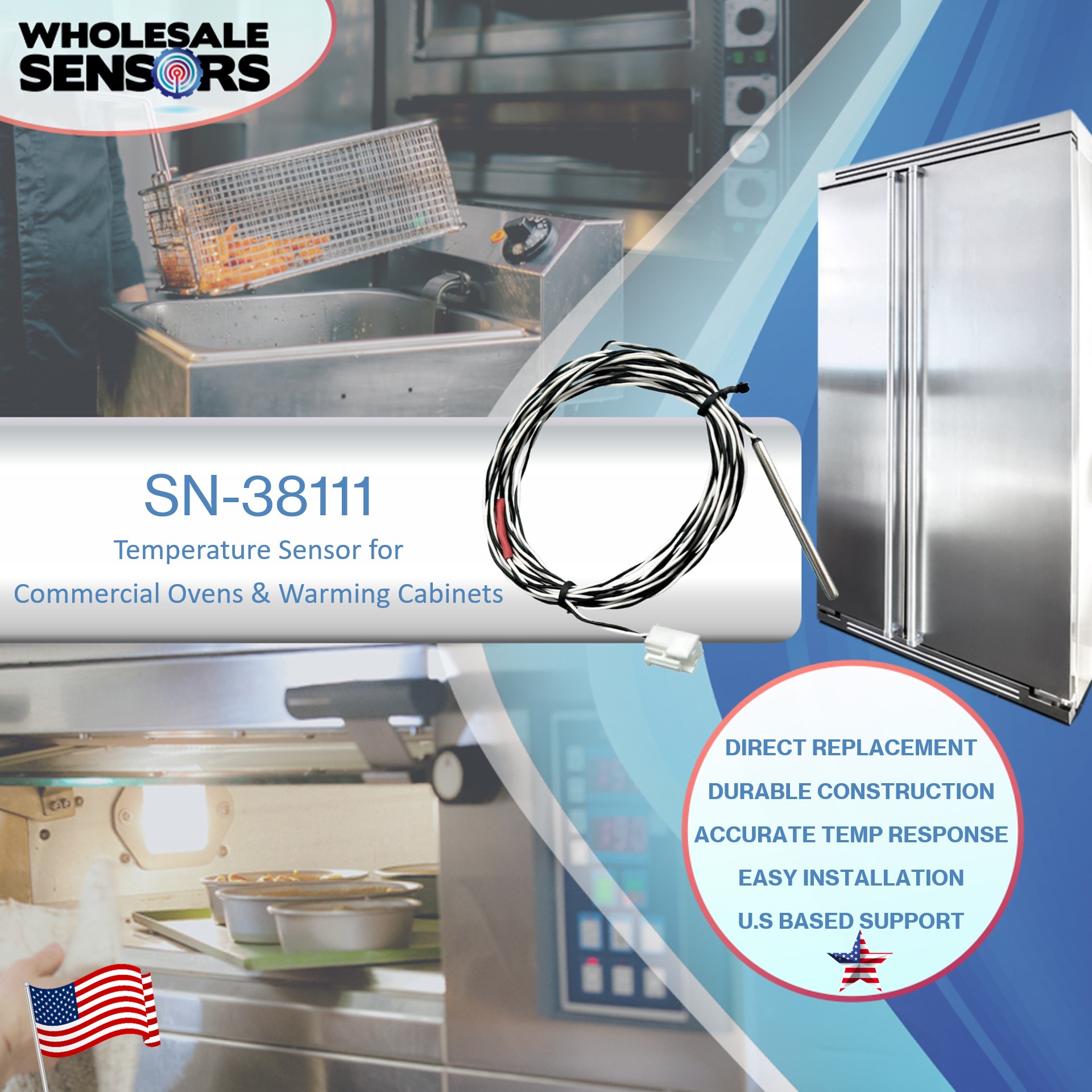 Reliable Alto-Shaam SN-38111 Temperature Sensor Replacement