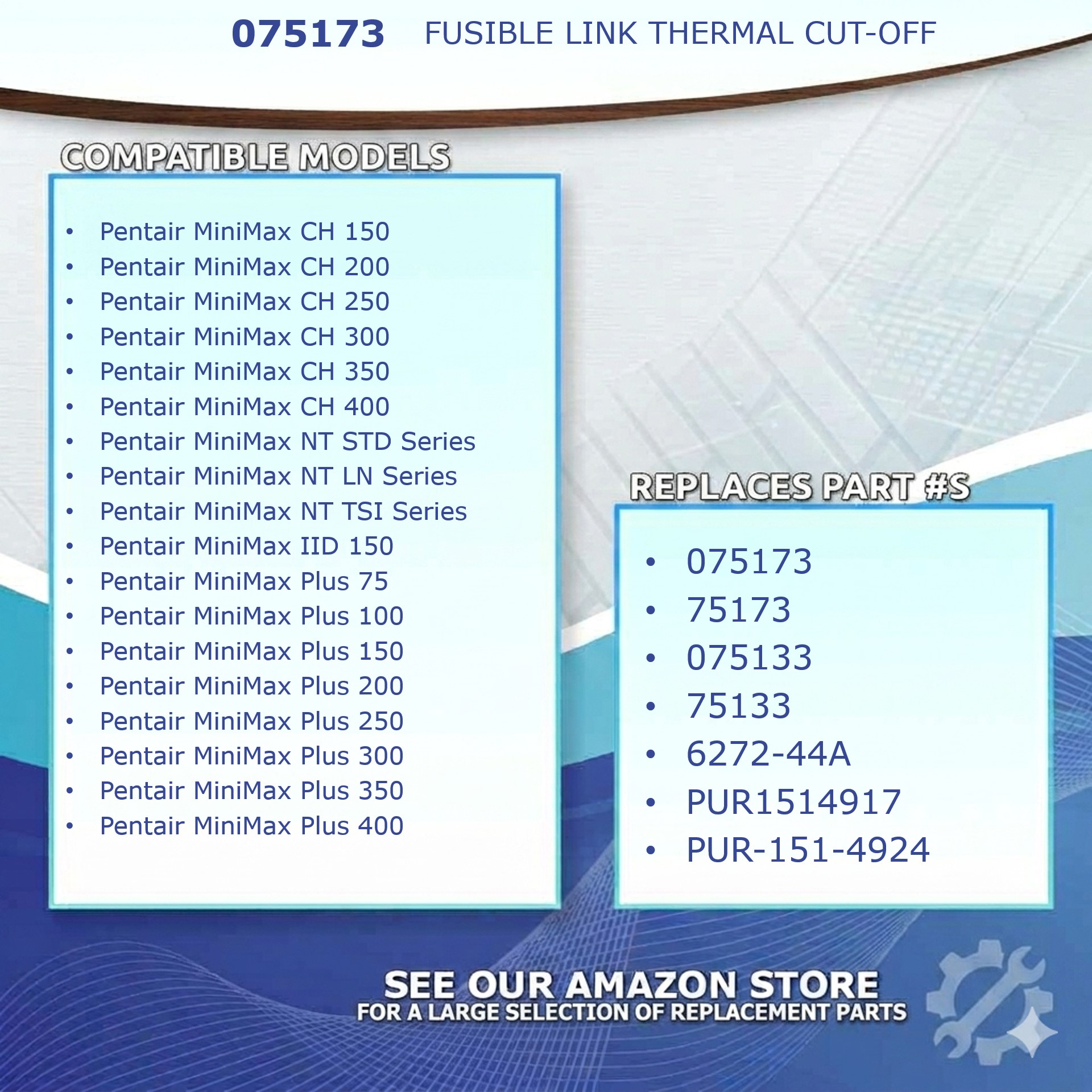 Reliable 075173 Fusible Link Thermal Cut-Off | Premium Pool Heater Safety Protection | 12 Month Warranty - Image 4