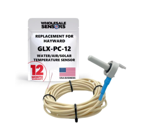 Replacement Hayward GLX-PC-12 Water/Air/Solar Temperature Sensor with Ultimate Accuracy | 12 Month Warranty & USA Support