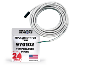 Reliable Replacement for True 970102 Temperature Probe | Commercial Refrigeration Sensor with 24 Month Warranty