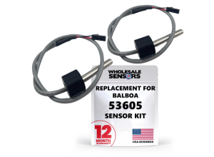 Premium Balboa M7 Sensor Kit 53605 (2-Pack) | Reliable Spa Safety & Heating Performance | 12 Month Warranty