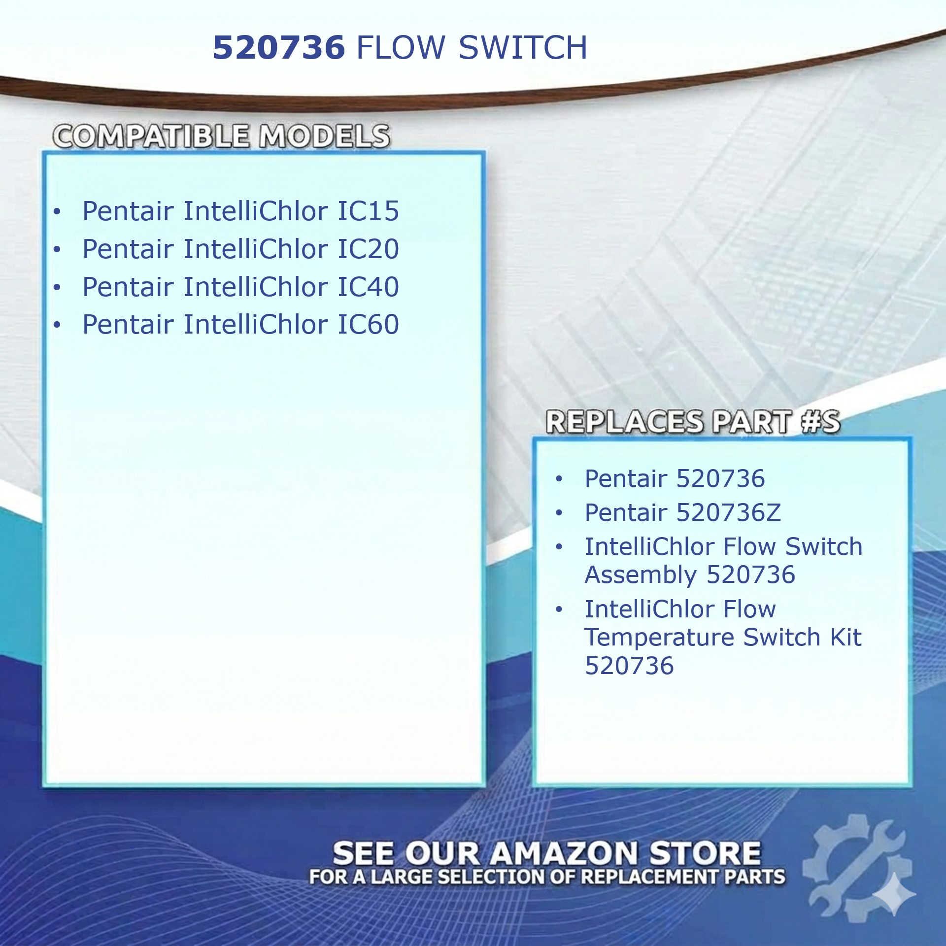 Pentair 520736 Flow Switch