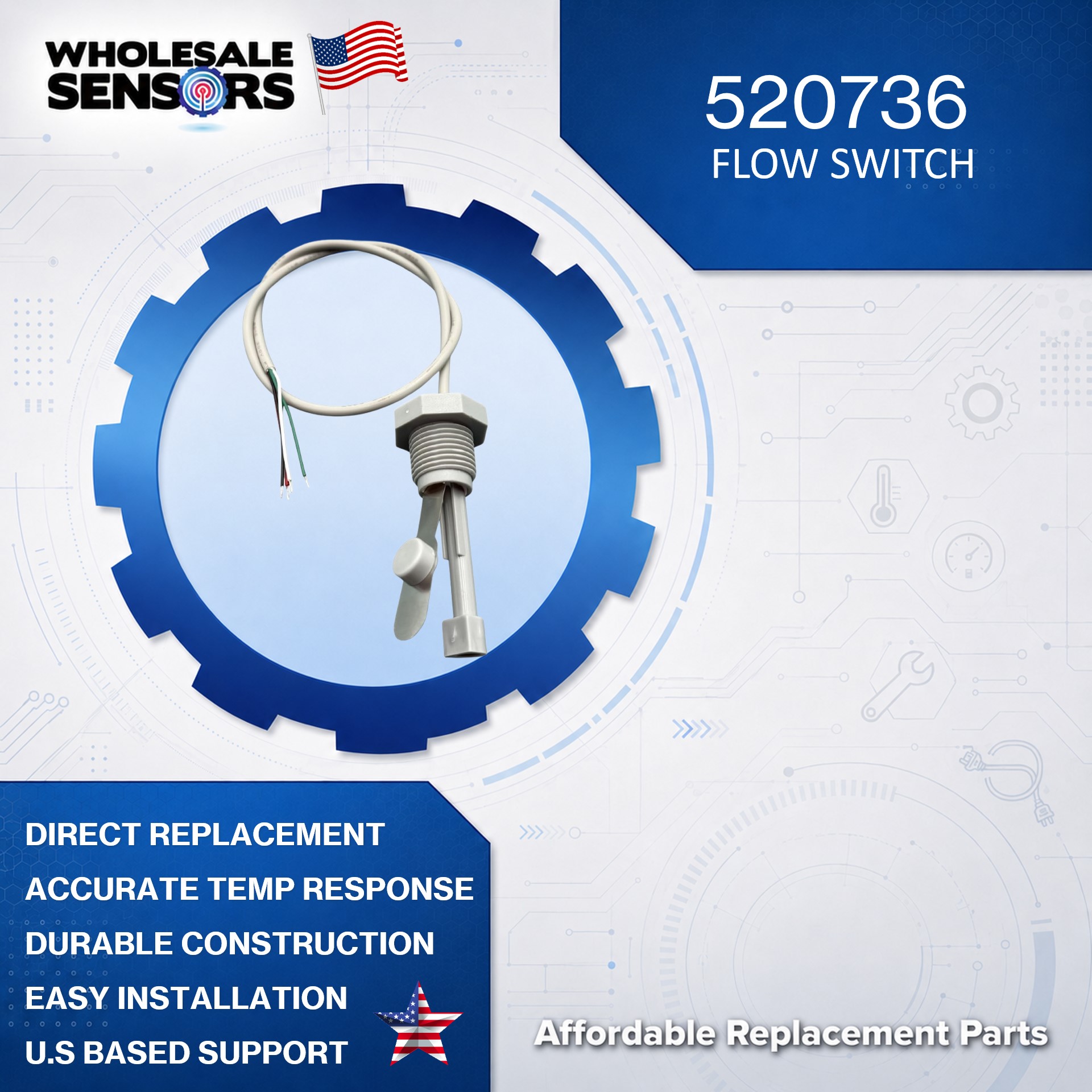 Pentair 520736 Flow Switch