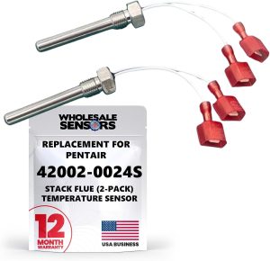 Replacement For Pentair 42002-0024S Stack Flue Sensor (2-Pack)