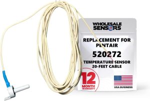 Pentair 520272 Replacement Temperature Sensor 20FT Cable 12 Month Warranty