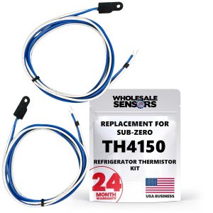Replacement for Sub-Zero TH4150 / 4204150 Refrigerator Thermistor Kit 2-Pack