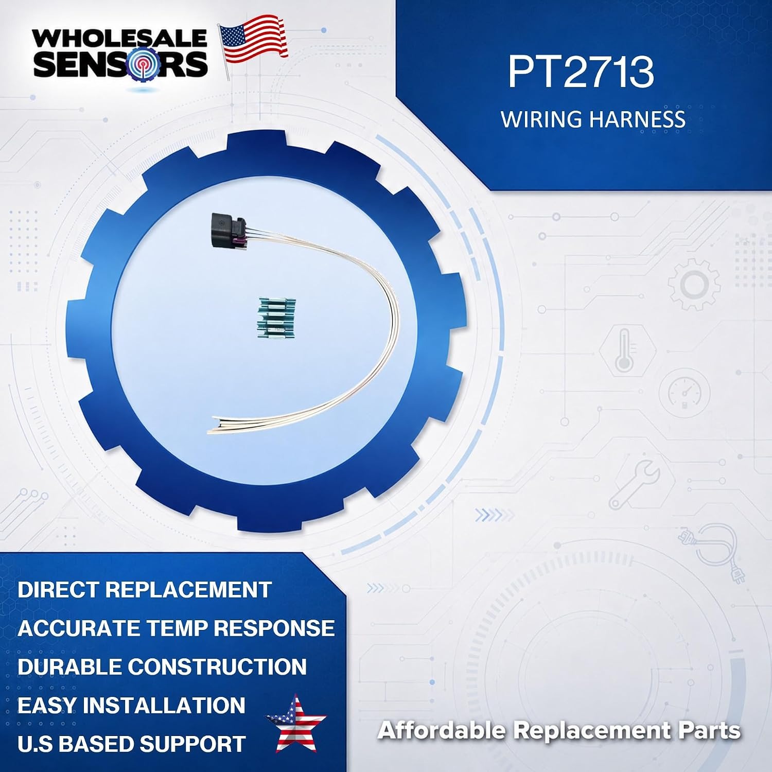 Replacement ACDelco GM PT2713 Throttle Body Pigtail Made In USA 12-Month Warrant - Image 2