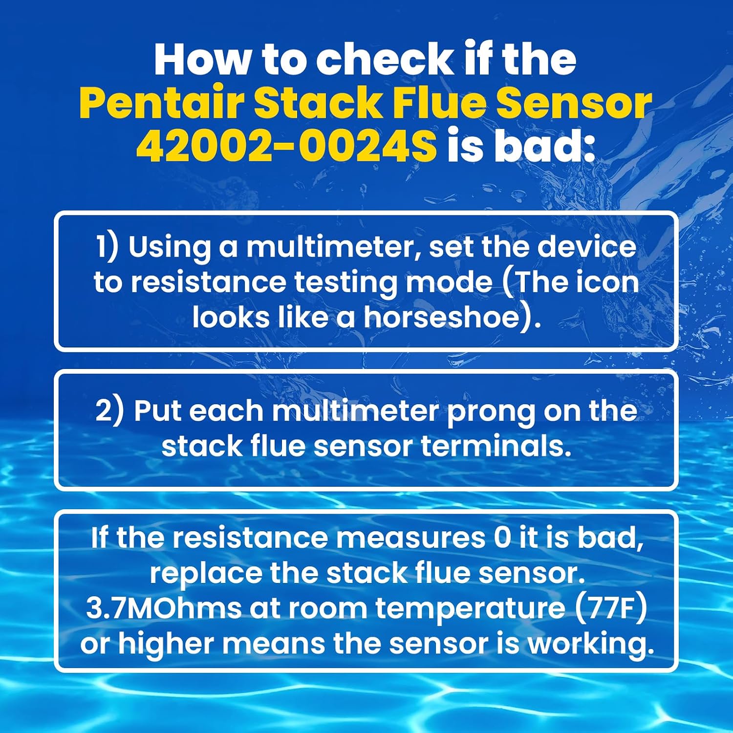 Wholesale Sensors Replacement for Pentair 42002-0024S Stack Flue Sensor - Image 4
