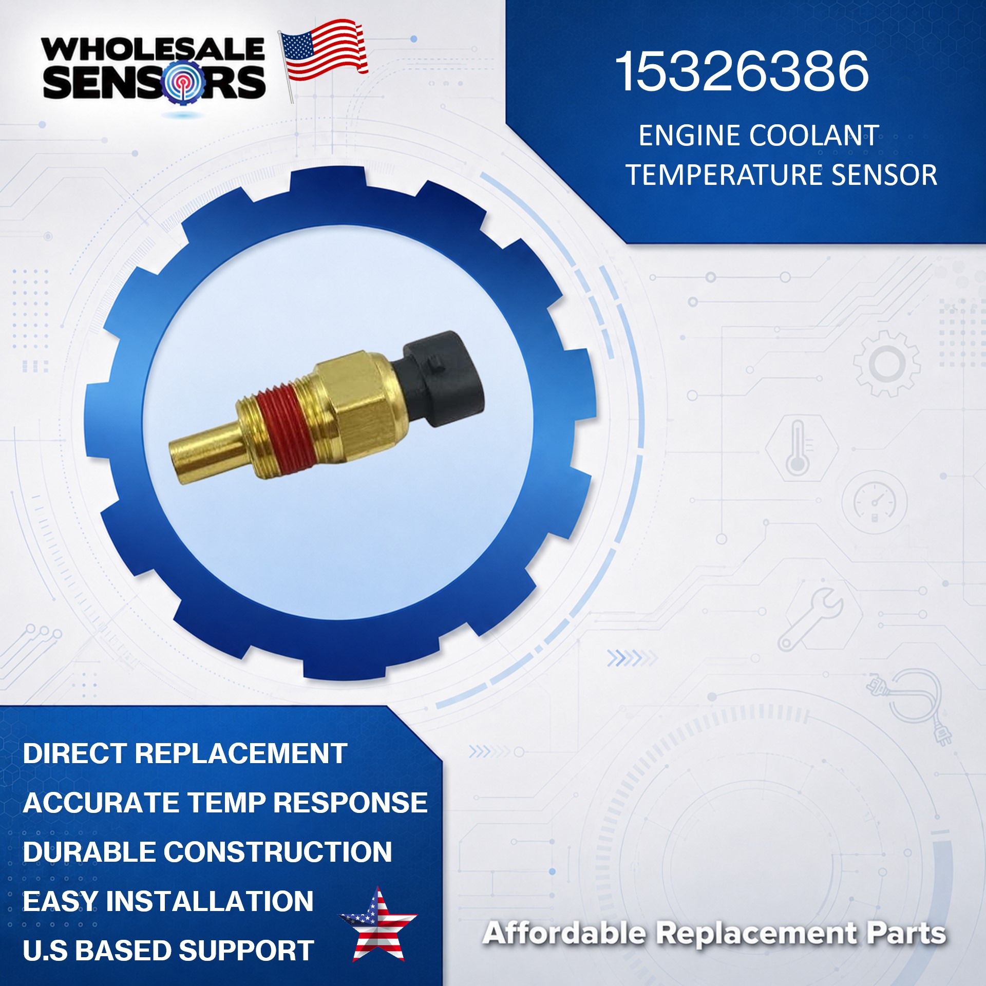 GM 15326386 Engine Coolant Temperature Sensor Replacement