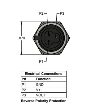 100 PSI Pressure Transducer Sensor 125C 1/8" NPT Stainless Steel for Oil Fuel Water Air 12 Month Warranty - Image 8