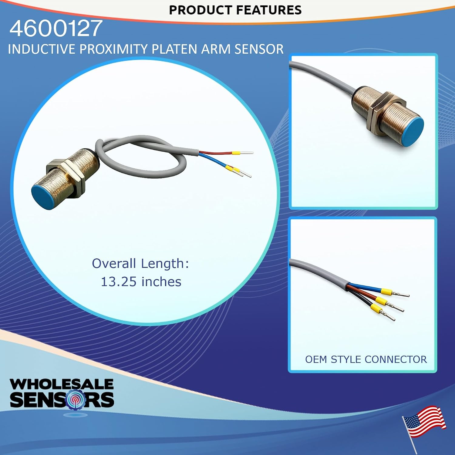 Replacement Garland 4600127 Inductive Proximity PWM Platen Arm Sensor for Commercial Clamshell Grills, 12 Month Warranty & USA Business - Image 3
