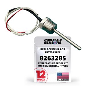 Replacement Frymaster 8263285 LVO Gas Temperature Probe Kit for Commercial Fryers, 12 Month Warranty & USA Business